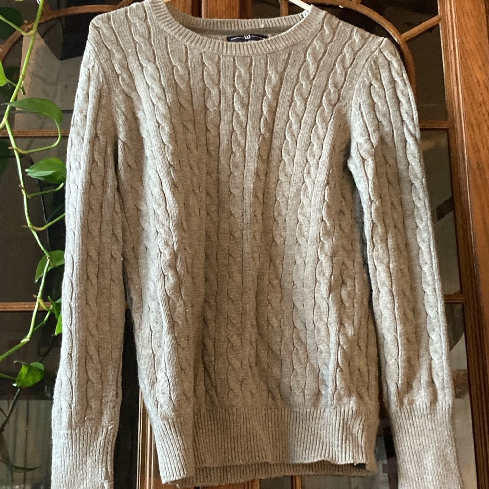 GAP Men Pull Over Chain Knit Sweater